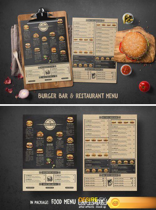 CM - Burger Bar & Restaurant Menu 2498865