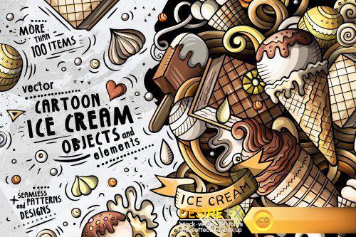 CM - Ice-Cream Cartoon Doodle Big Pack 1590960