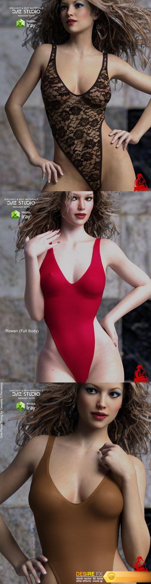 One Piece Thong for Genesis 3 Female