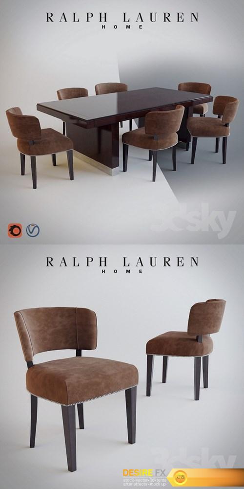 RALPH LAUREN HOME - CLIFF HOUSE DINING TABLE CHAIR