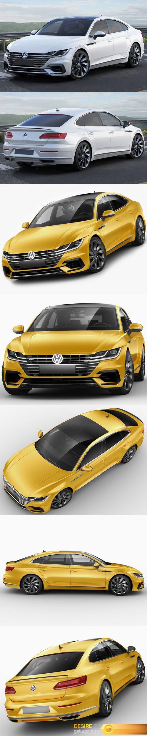 Volkswagen Arteon R-line 2018 3D model