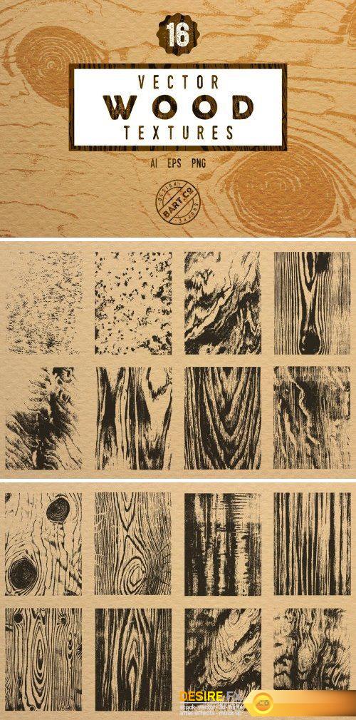 CM - 16 Vintage Wood textures 1551095
