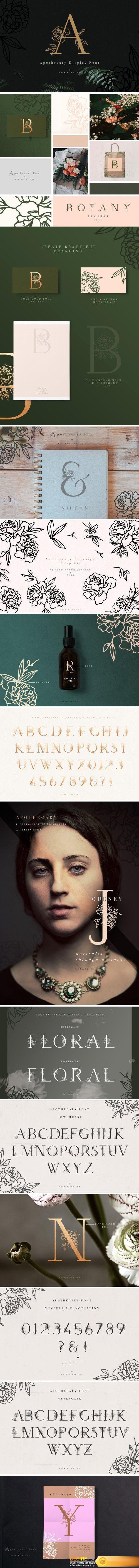 CM - Apothecary Display Font 2154554