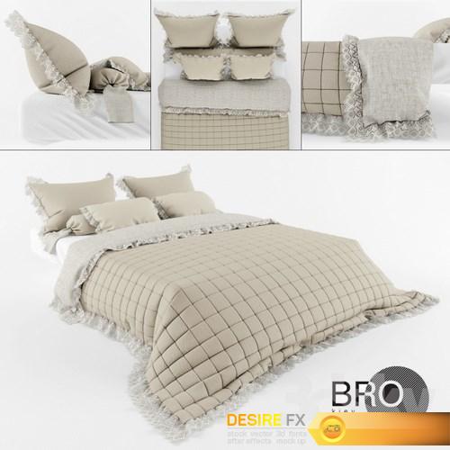 Bedclothes 02 3D Model