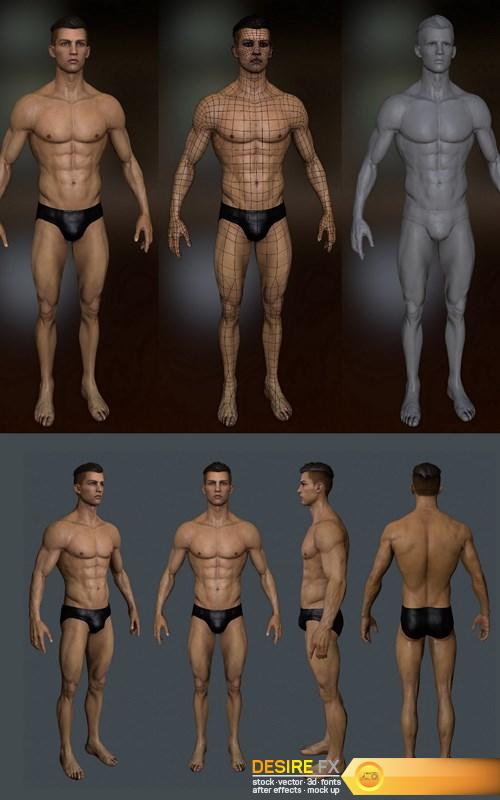Christianu Ronaldo 3D Model