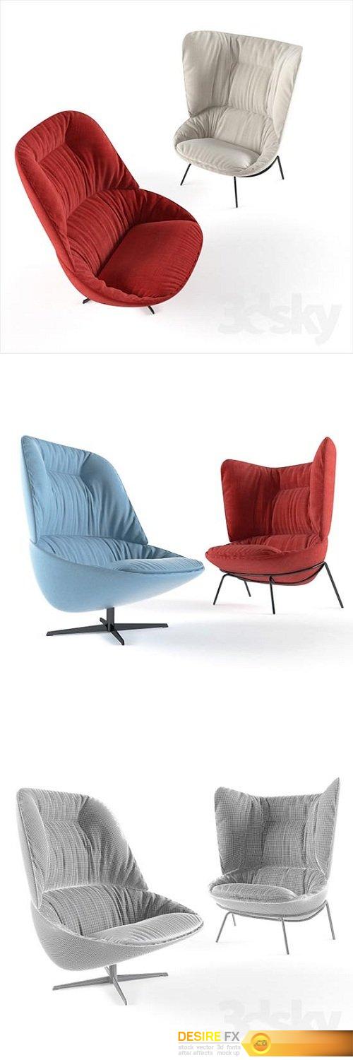 LADLE FAMILY Lounge chairs