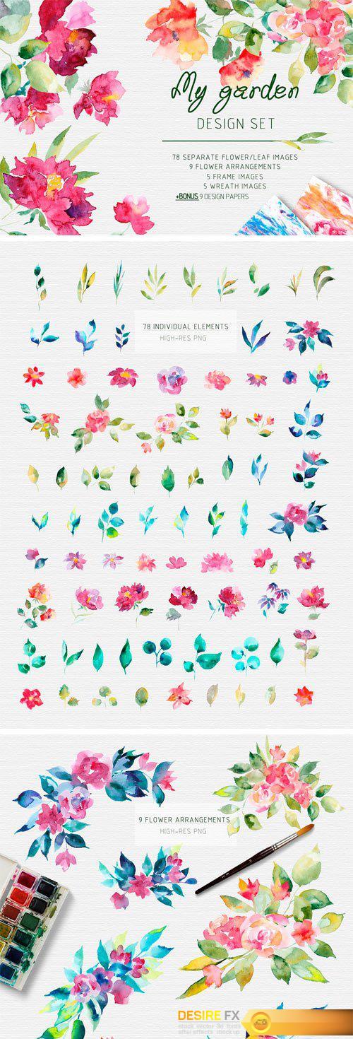 CM - My Garden Flower Graphic Set 2371602