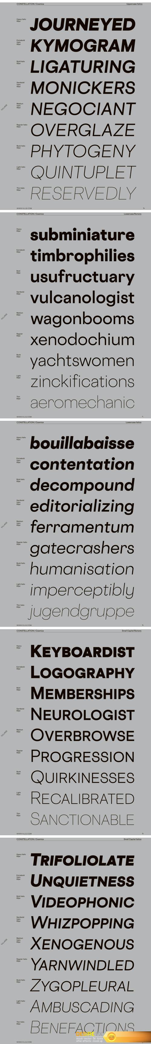 Cosmica Font Family