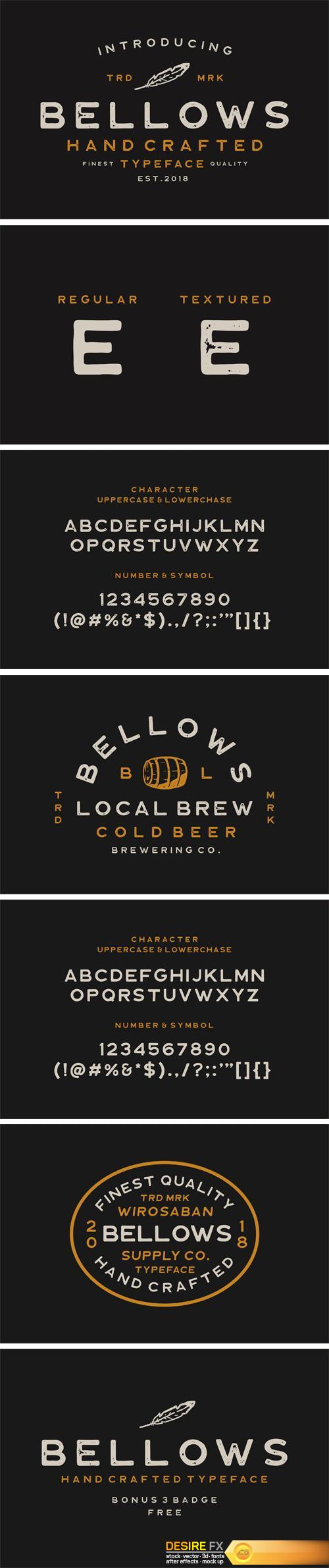 CM - Bellows Typeface 2423121