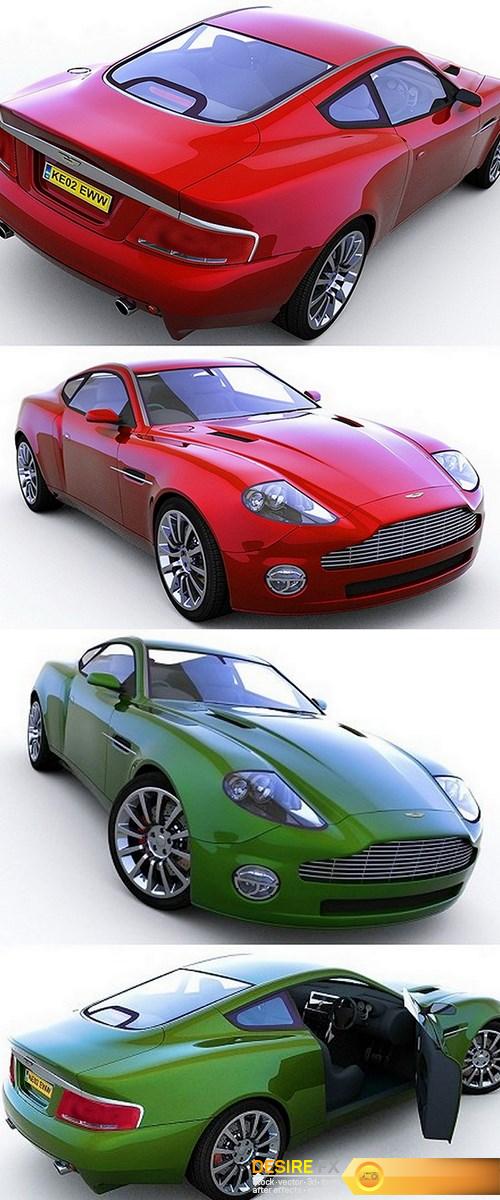 Aston Martin V12 3D Model