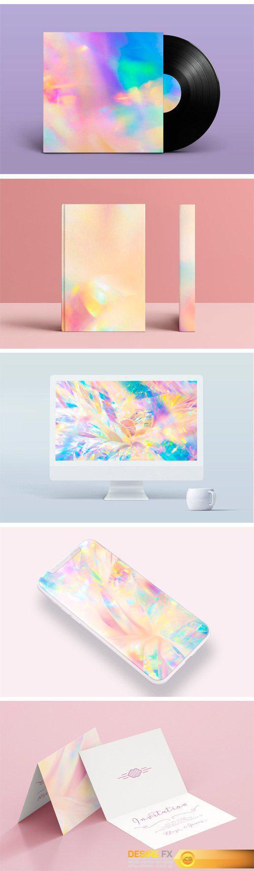 CM - Holographic Backgrounds & Textures 2422998