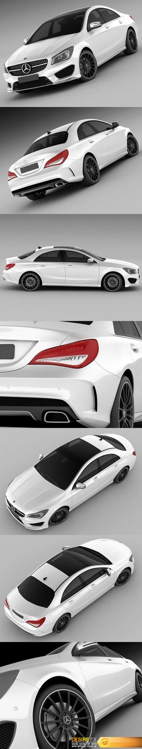 Mercedes-Benz CLA AMG 2014 3D Model