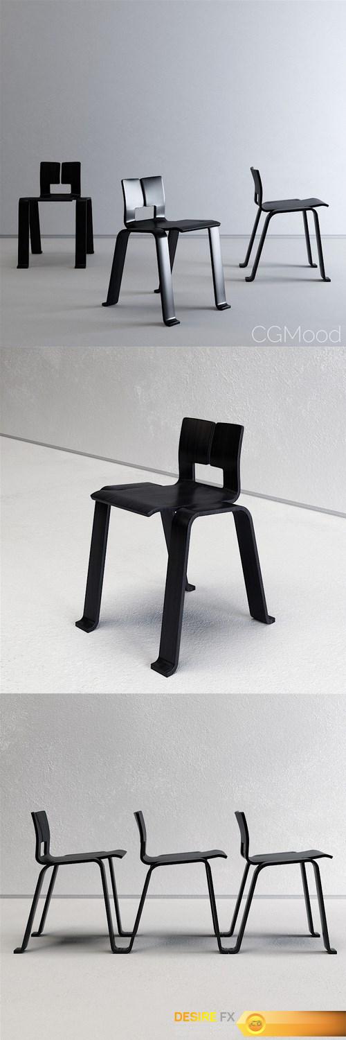 Ombra Tokyo Chair 3D Model