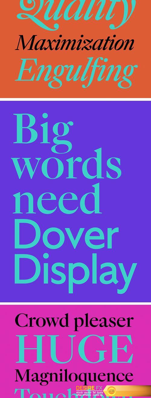 Dover Display Font Family