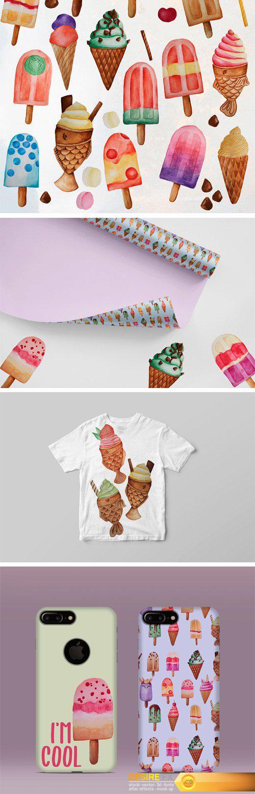 CM - Ice Cream Clip Art Set 2354311