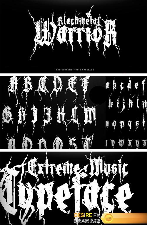 XXII Blackmetal Warrior Font