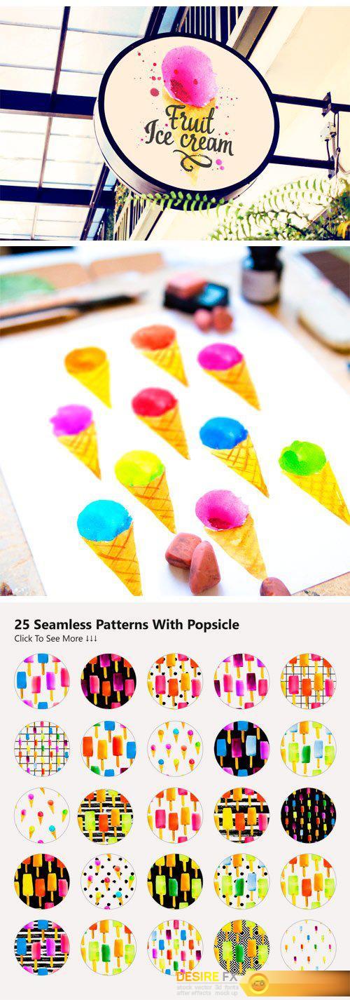 CM - Summer Mood, Watercolor Set With Ice 2462351