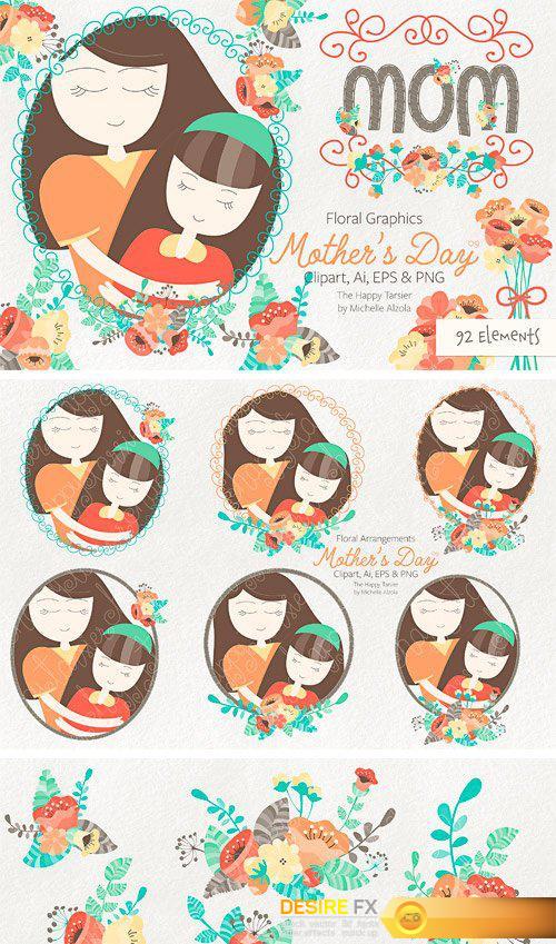 CM - Mother\'s Day Clipart and Vector Grap 2350866