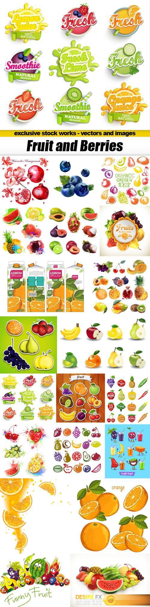 Fruit and Berries - 20xEPS