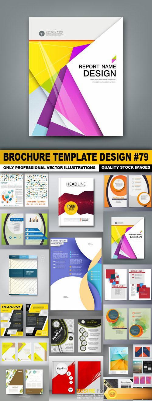 Brochure Template Design #79 - 20 Vector