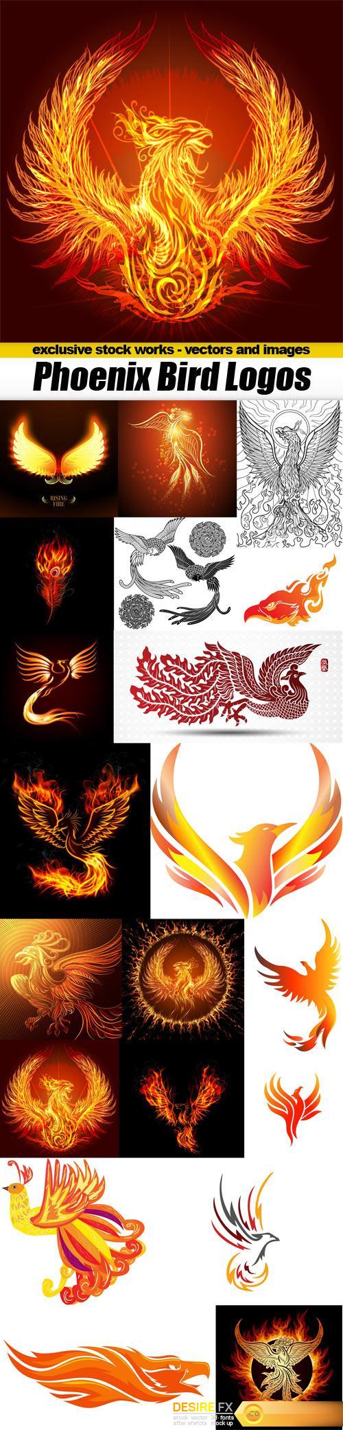 Phoenix Bird Logos - 20x EPS