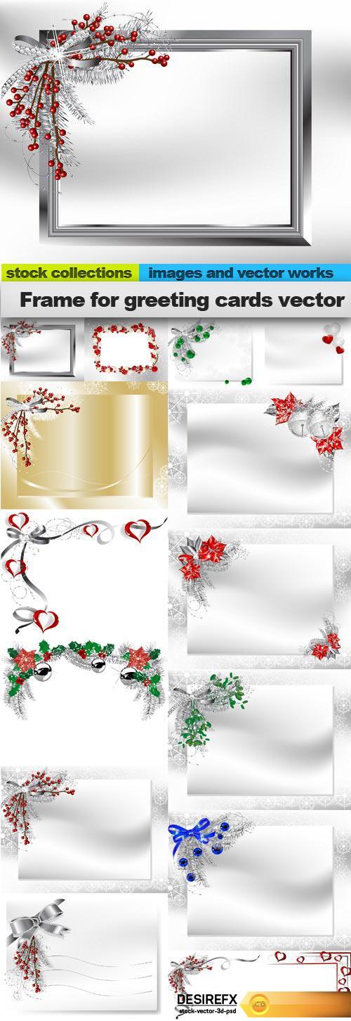 Frame for greeting cards vector, 15 x EPS 
