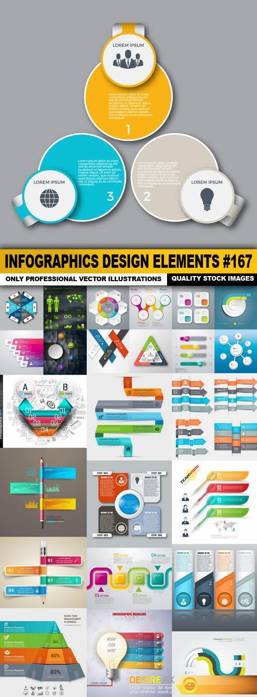 Infographics Design Elements #167 - 25 Vector