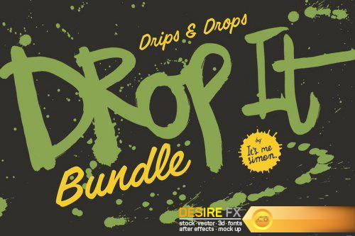 Drop it ink drip textures