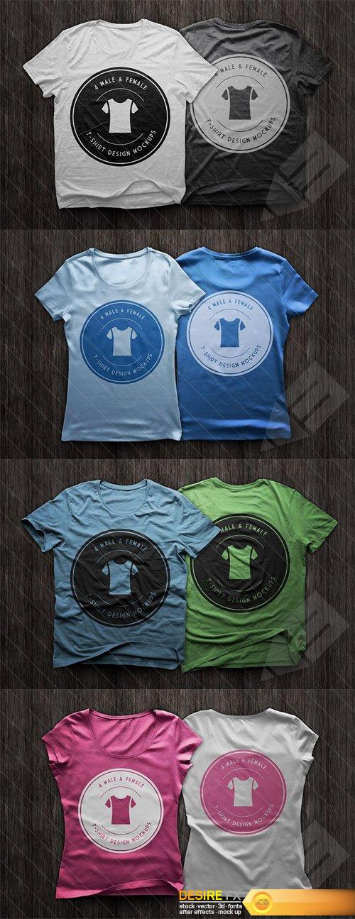 Download Desire FX | T-Shirt Design Mockups PSD Pack
