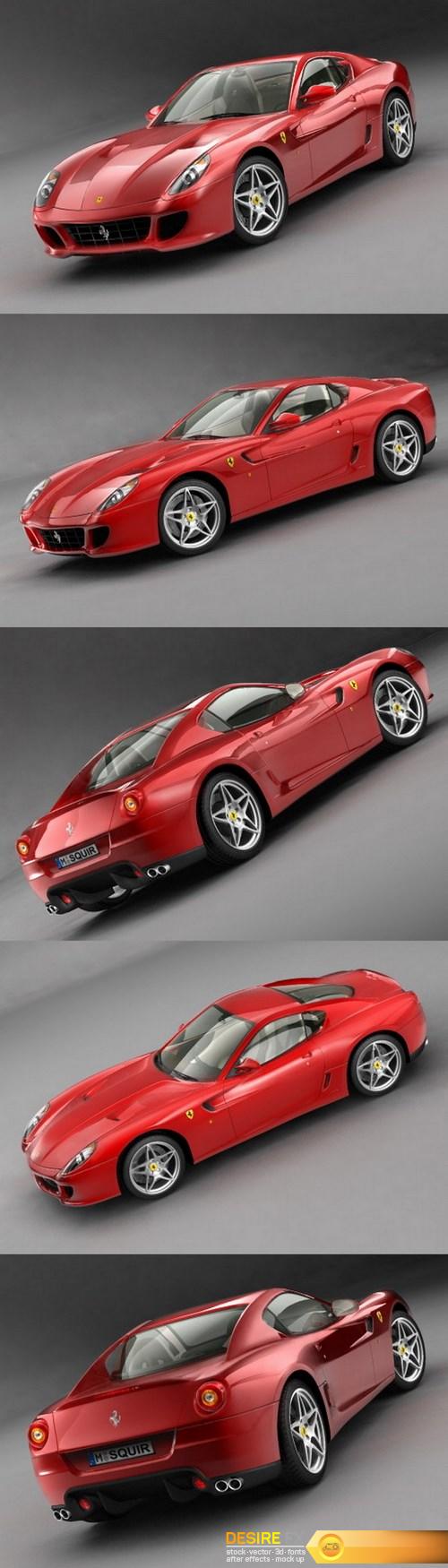 Ferrari F599 GTB 3D Model