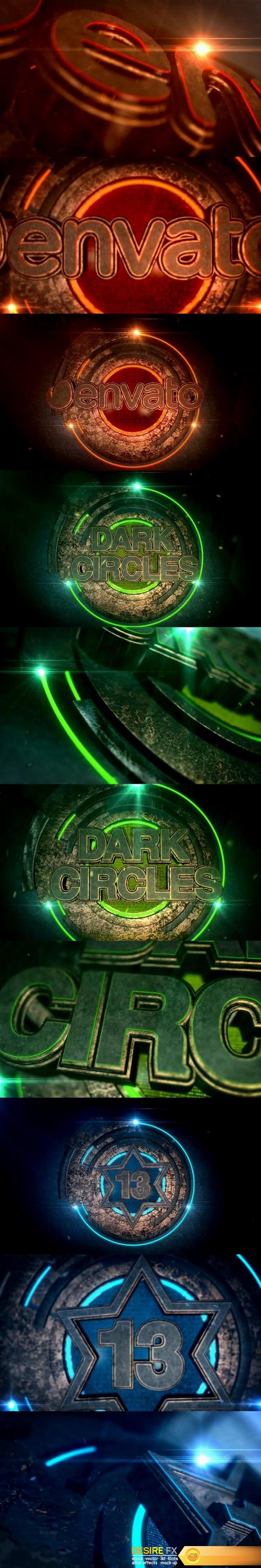 Videohive - 7513305-Dark Circles Logo Reveal