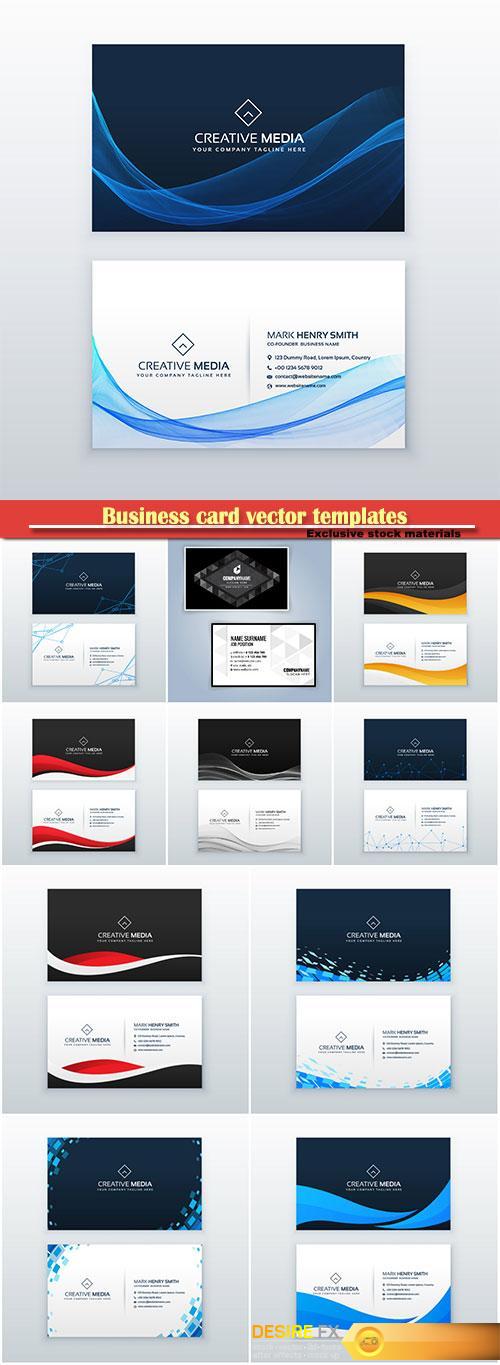 Business card vector templates # 28