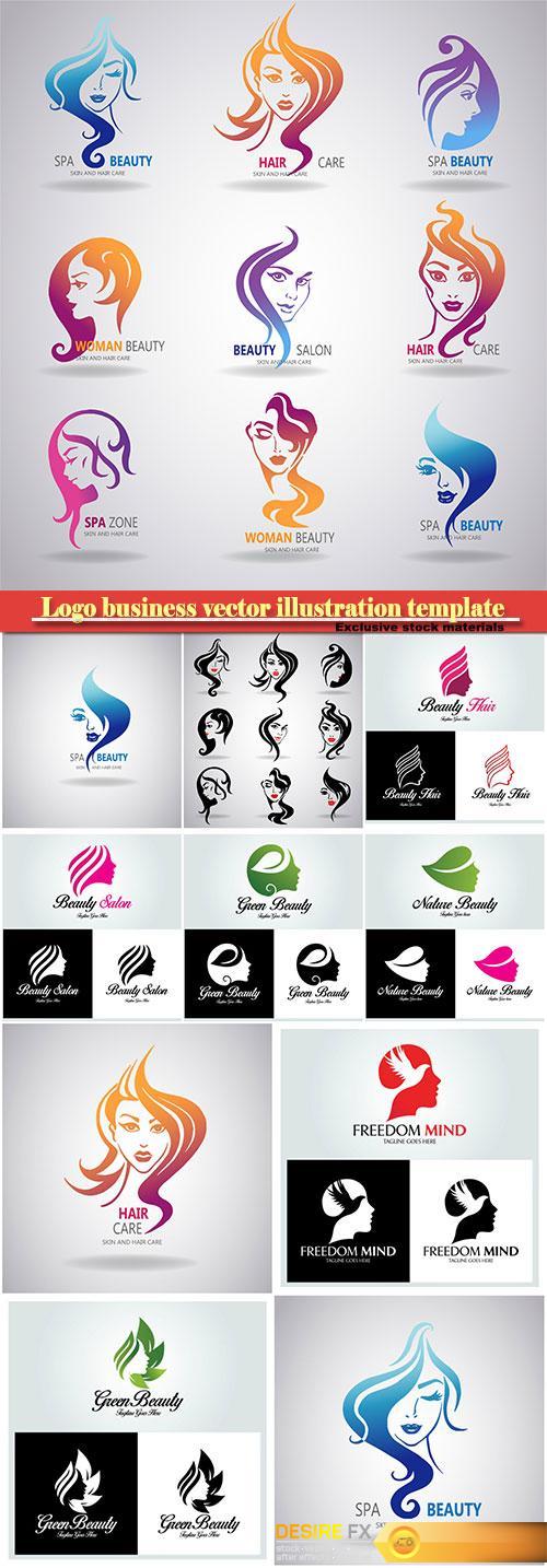 Logo business vector illustration template # 64