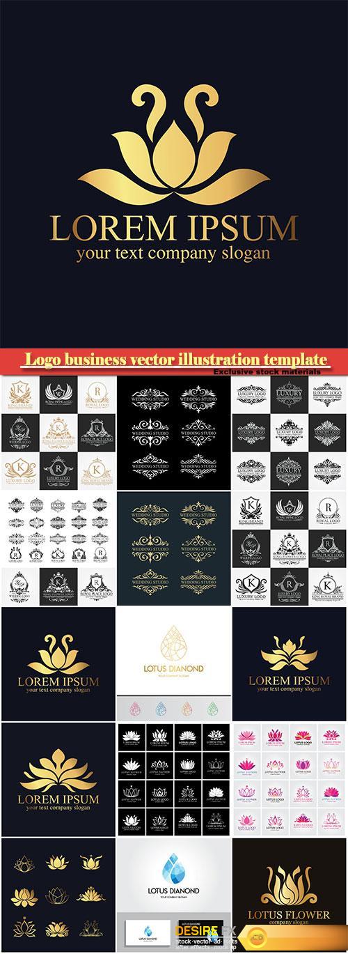 Logo business vector illustration template # 67