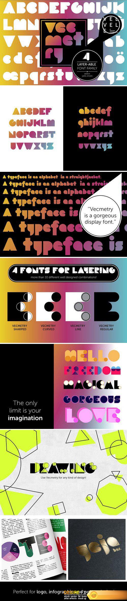 CM - Vecmetry Display Fonts 2056858