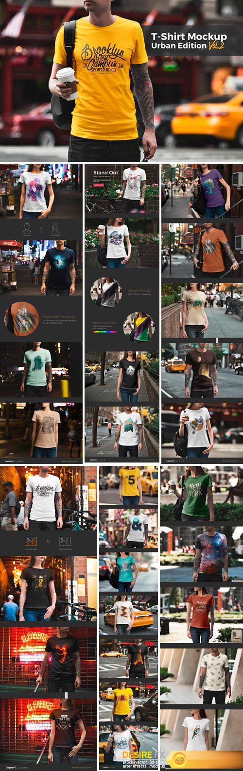CM - T-Shirt Mockup / Urban Edition 1664349