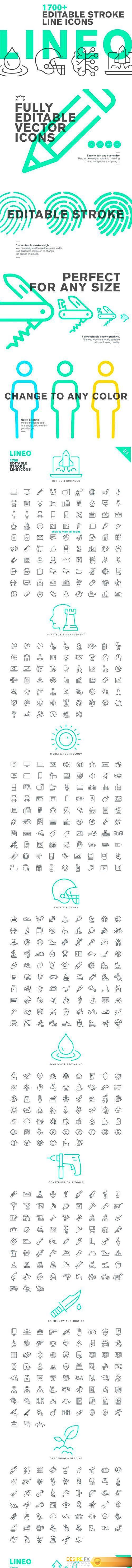 CM - LINEO - 1700+ fully editable icons 2517764