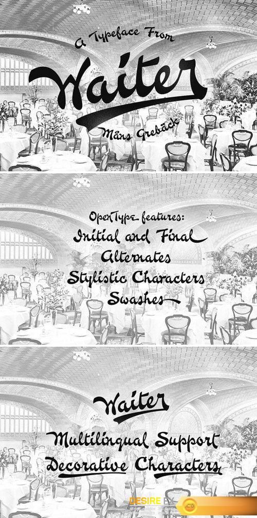 CM - Waiter Script Font 2041585