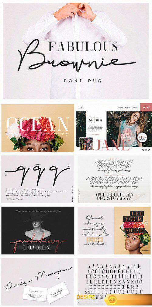 CM - Brownie Font Duo 2618478