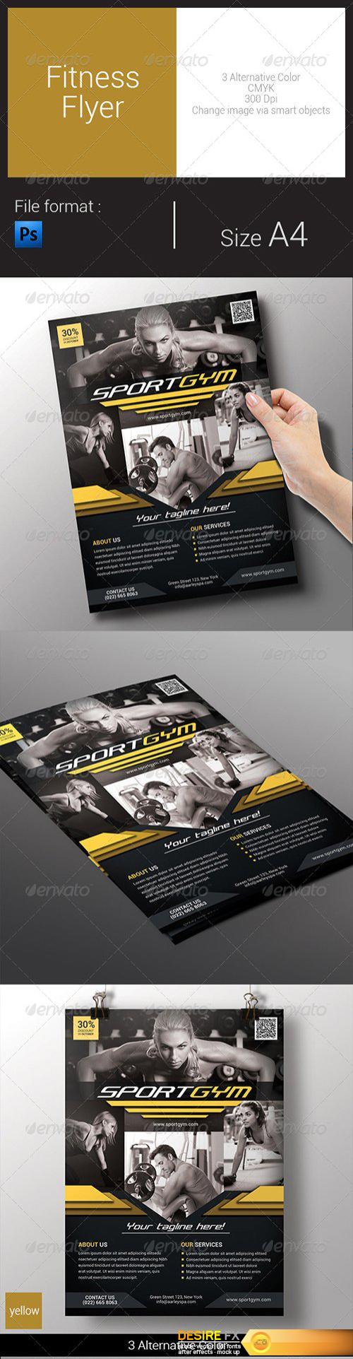 Graphicriver - Fitness Flyer 8558472