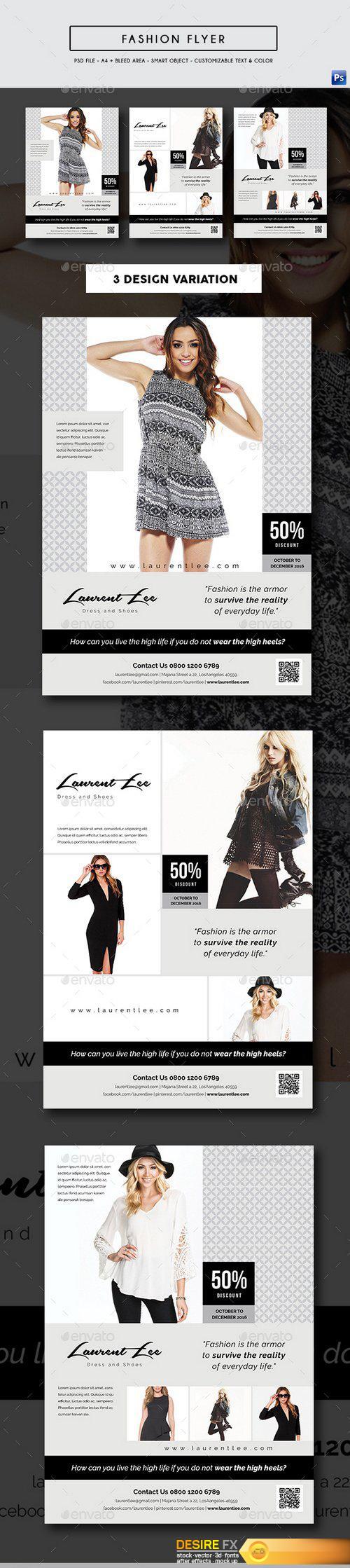 Graphicriver - Simple Fashion Flyer 17755017
