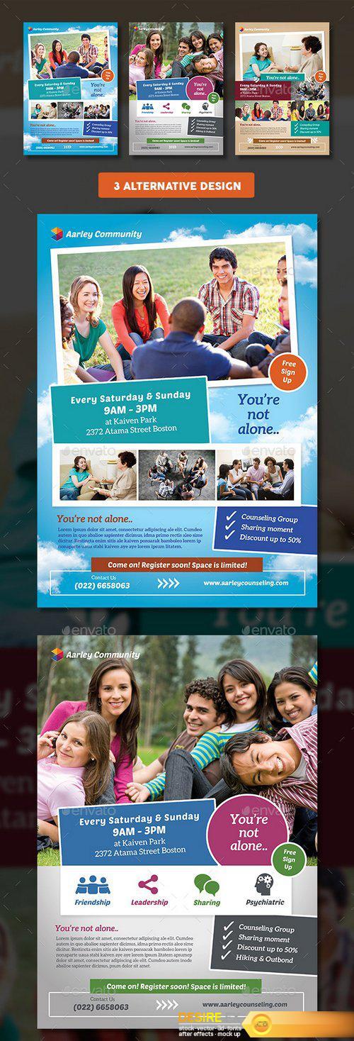 Graphicriver - Counseling Corporate Flyer 18411255