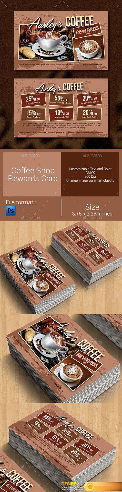 Graphicriver - Coffee Shop Rewards Card 9270673
