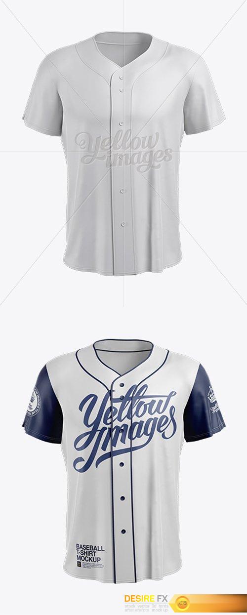 Download Men's Baseball Jersey Mockup - Front View 14133 - All Free ...