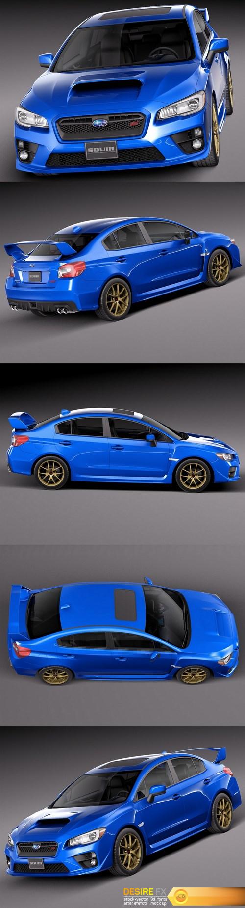 Desire Fx 3d Models Subaru Impreza Wrx Sti 15 3d Model