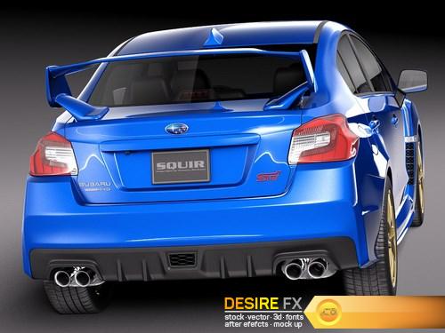 Subaru Impreza Wrx Sti 15 3d Model All Free 3d Models Library