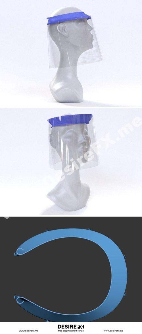 Download Desire FX 3d models | Face Shield for COVID-19 3D print model