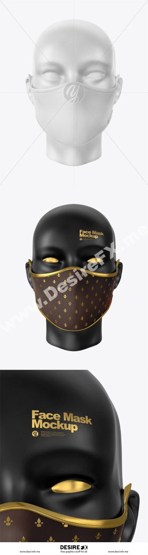 Download Desire FX 3d models | One Piece Face Mask Mockup 60293