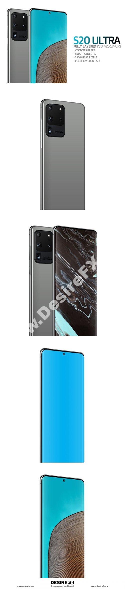 Download Free Desire Fx 3d Models Mock Up PSD Mockup Template