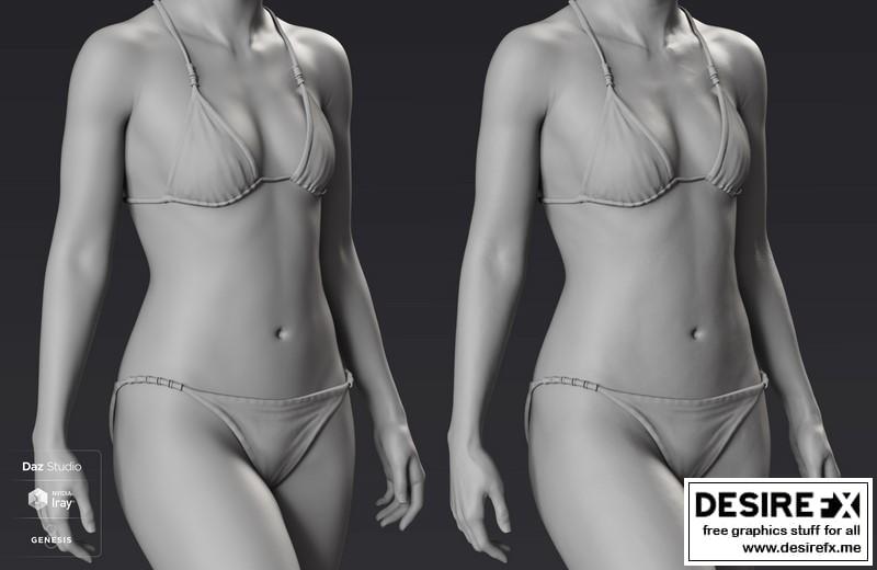 Z Natural Form Breast Shape and Squishes Mega Set for Genesis 8 and 8.1  Female